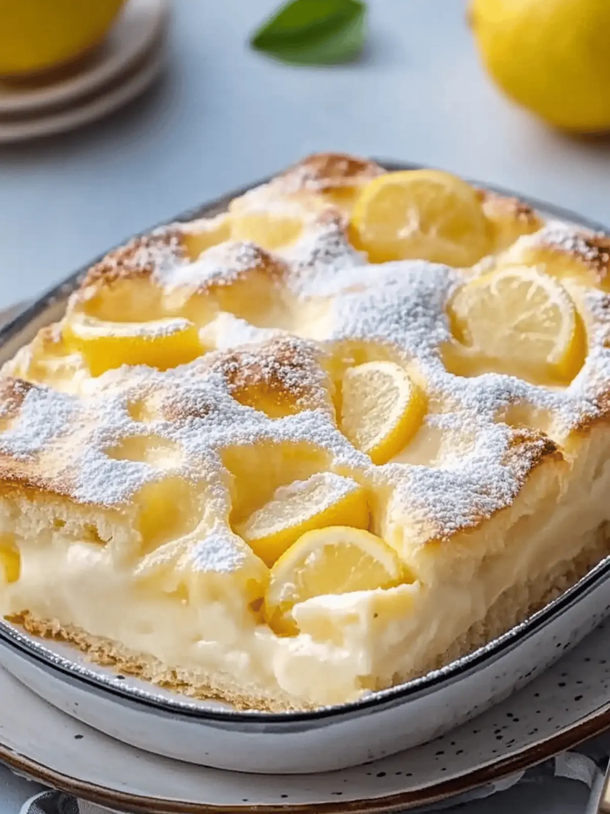 One-Bowl Lemon Dessert