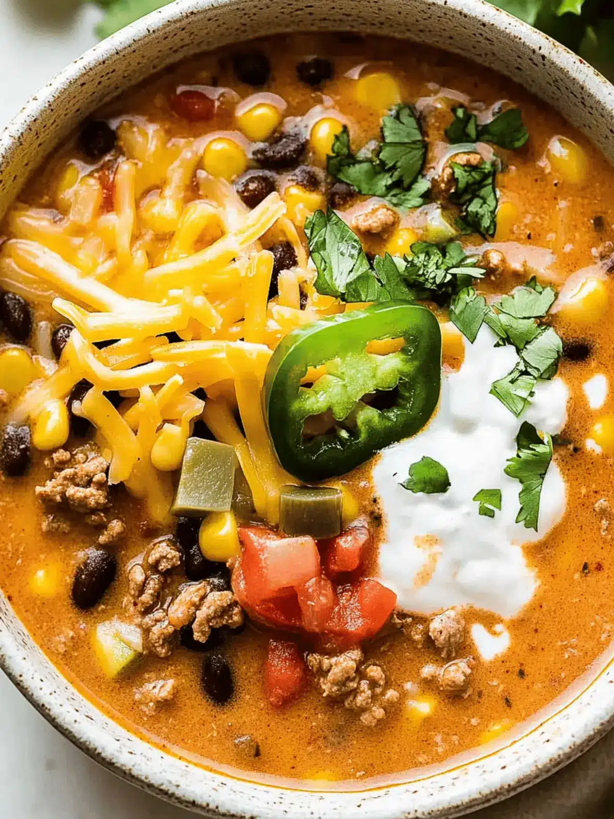 Creamy Taco Soup