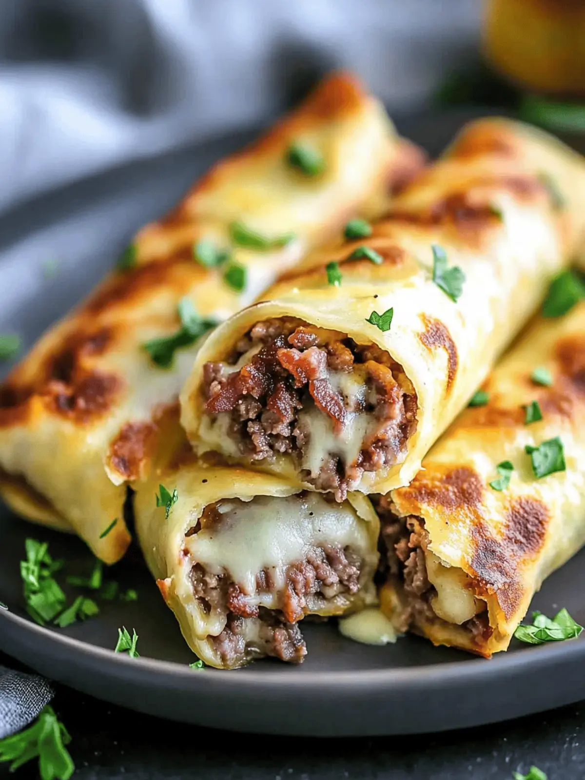 Keto Philly Cheesesteak Rolls