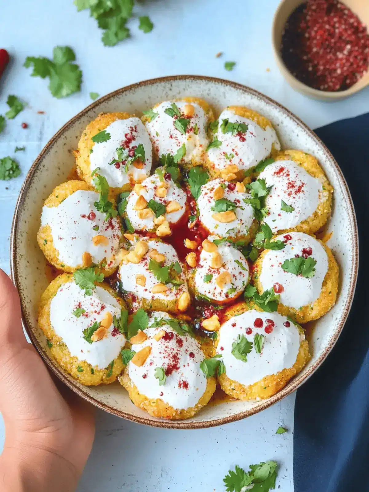 No fry Dahi Vada
