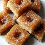 Soft Baked Maple Donut Bars