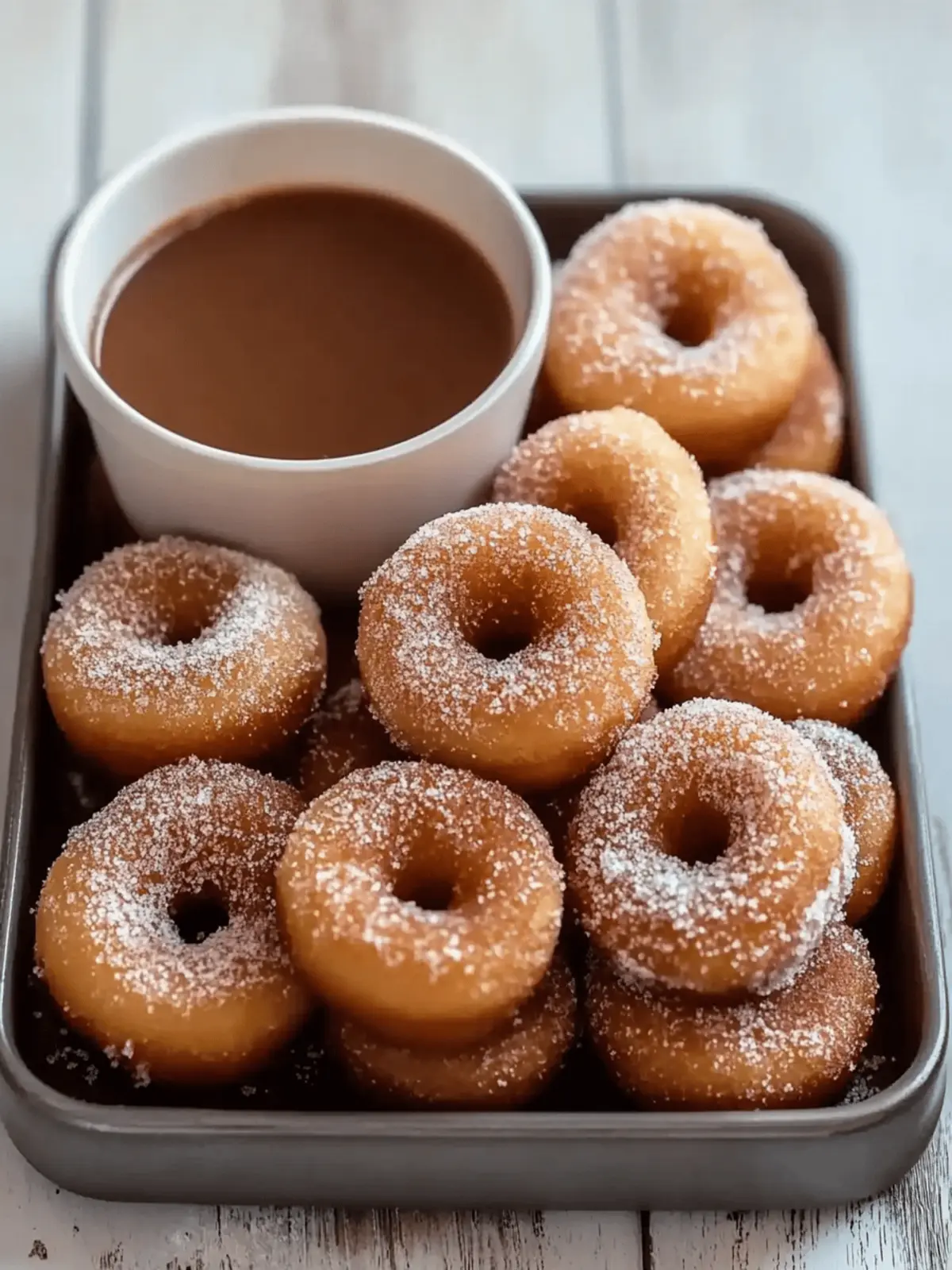 Sweet Churro Donut Bites