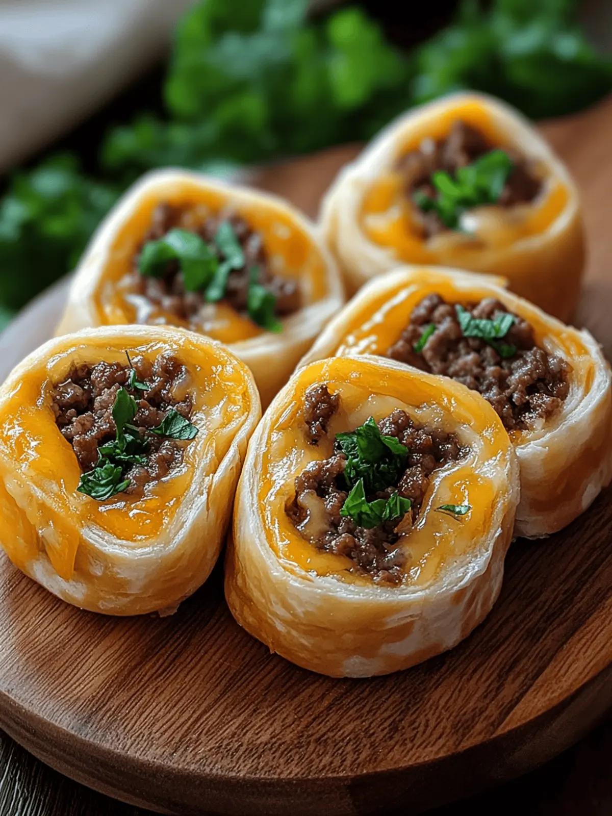 Cheeseburger Rollups