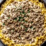 Ground Beef Stroganoff