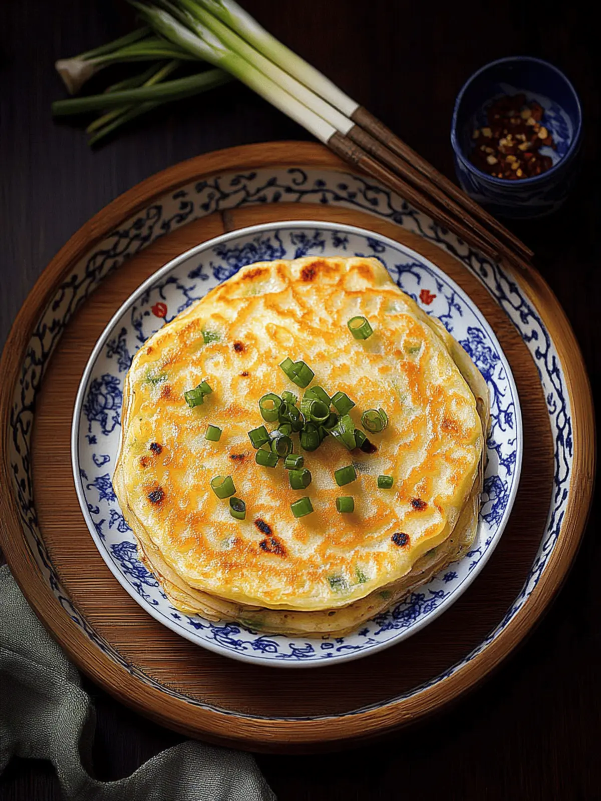 Chinese Green Onion Pancakes