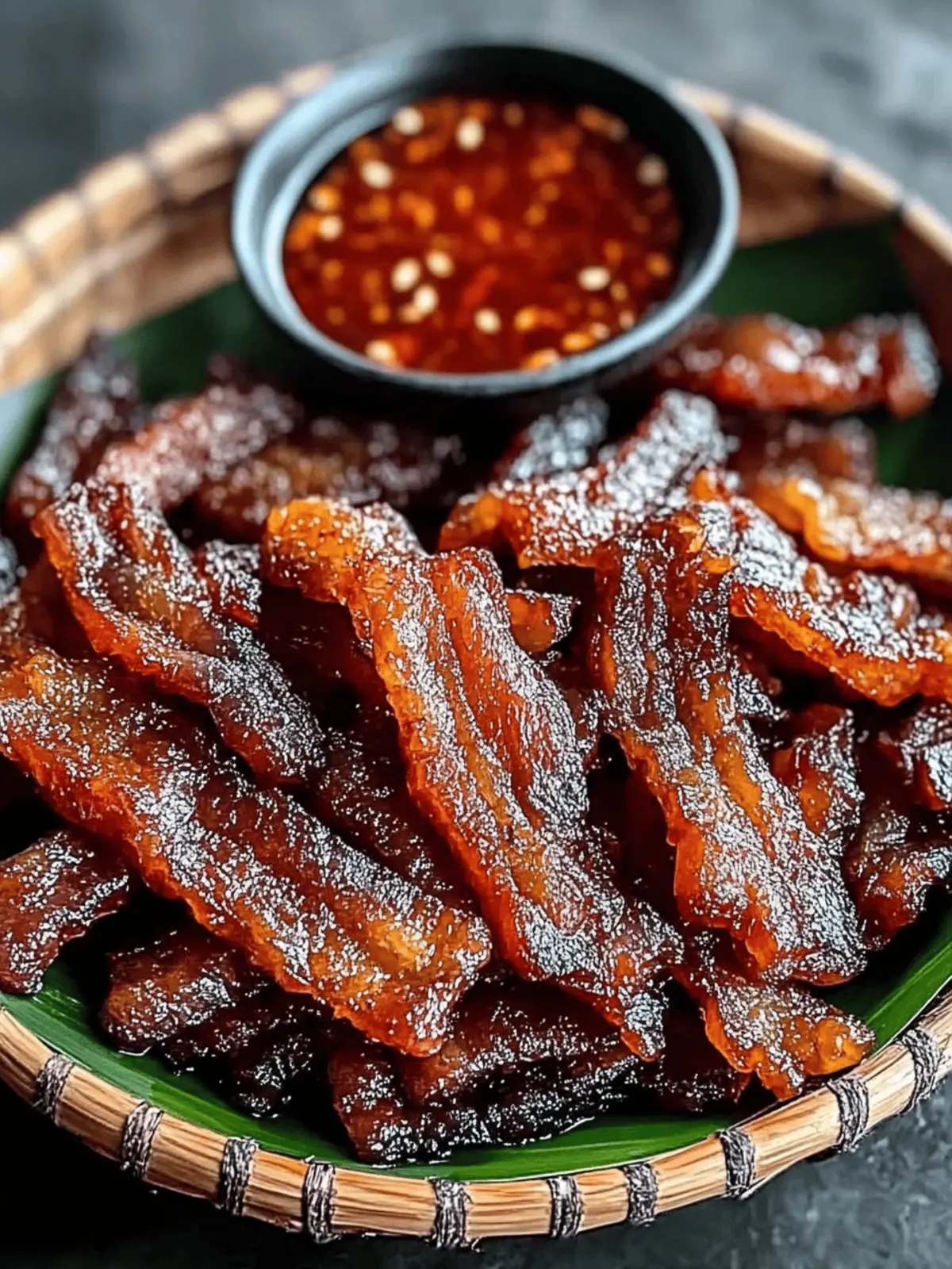 Thai pork jerky