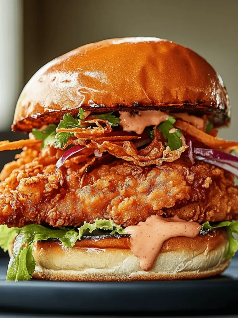 Thai Fried Chicken Sandwich
