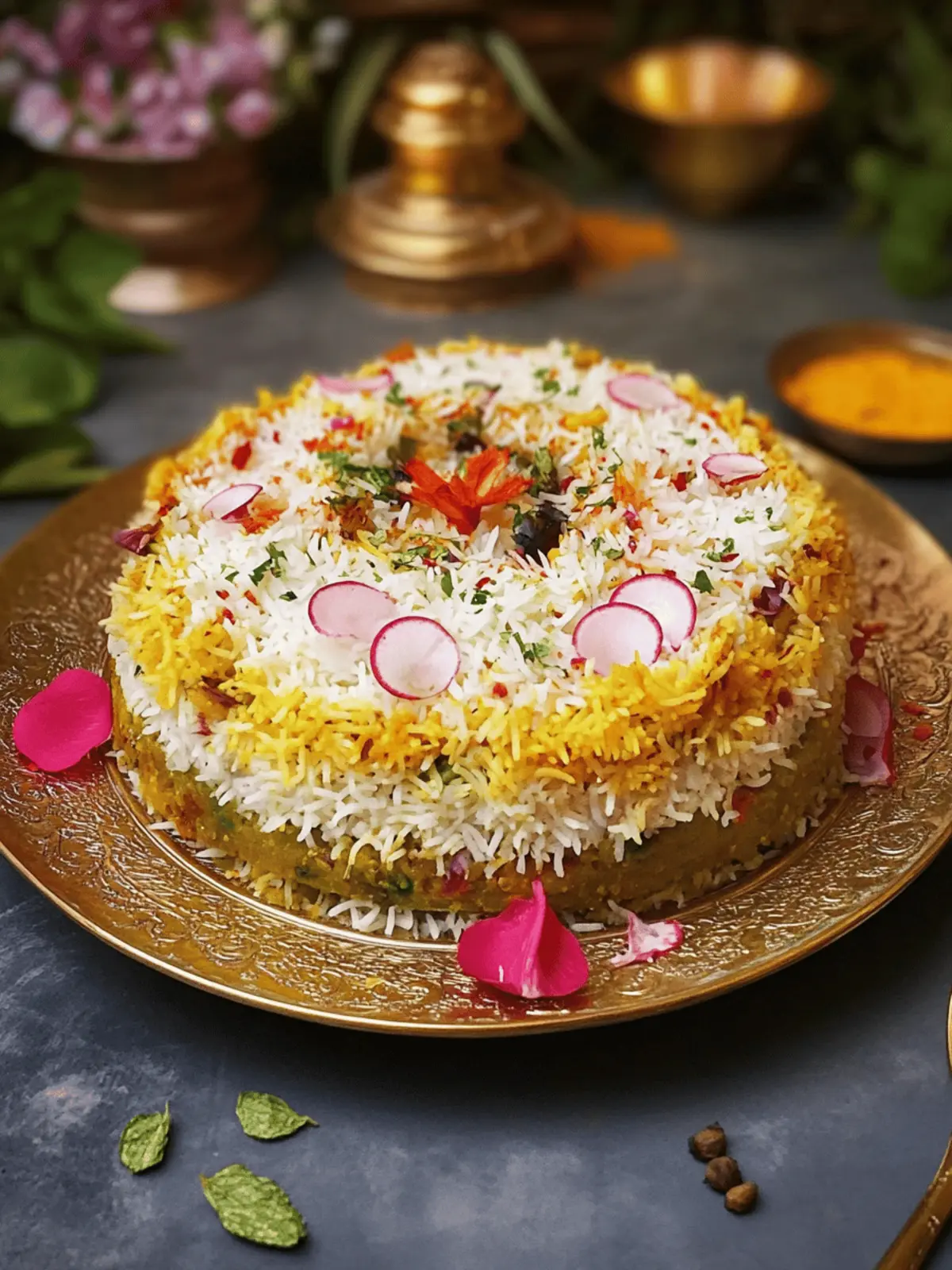 Awadhi Layered Biryani