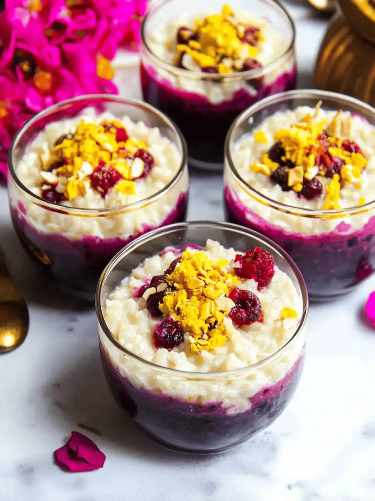 Rice Kheer with Berry Compote