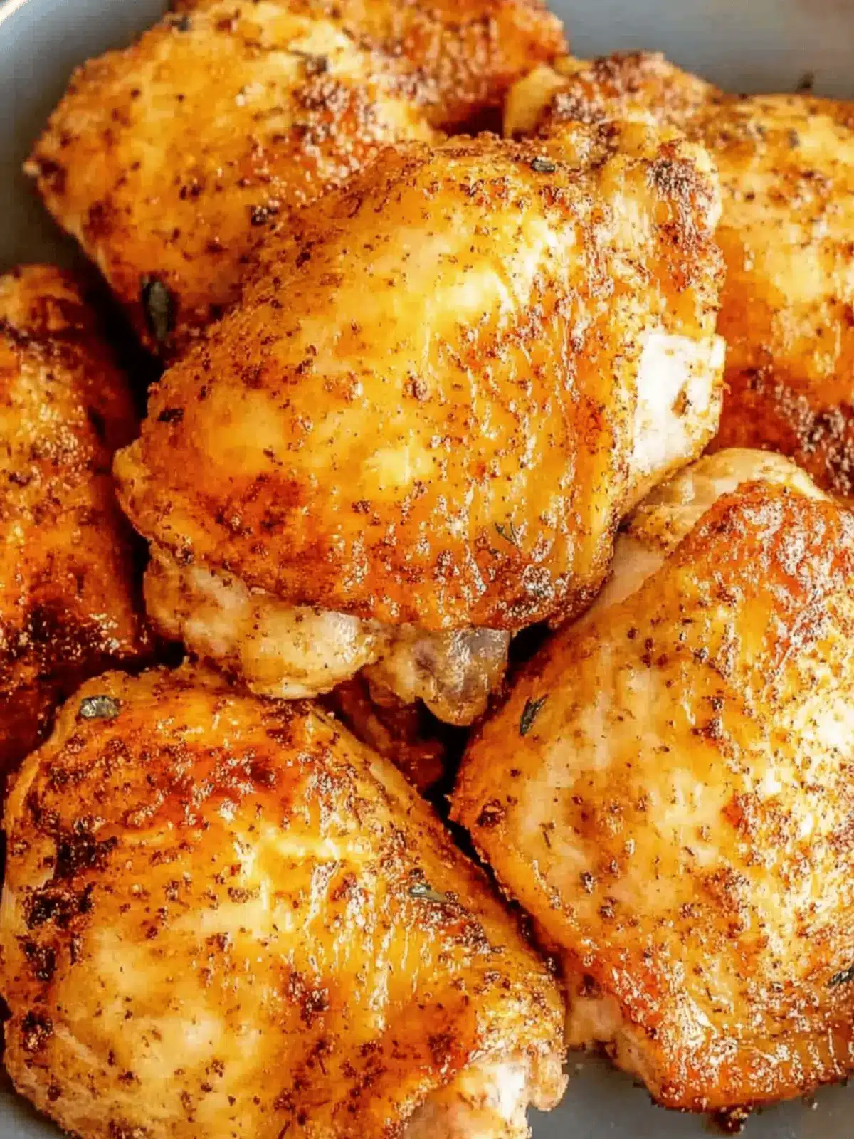 Crispy Southern Baked Chicken Thighs