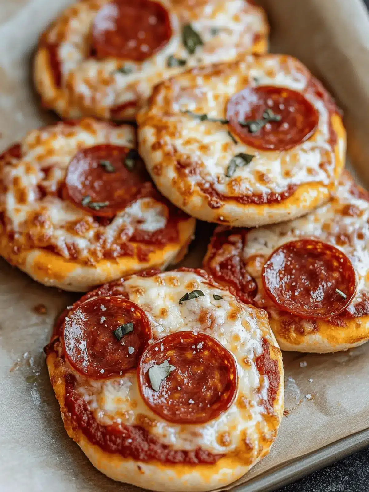 Mini Lunchbox Pizzas