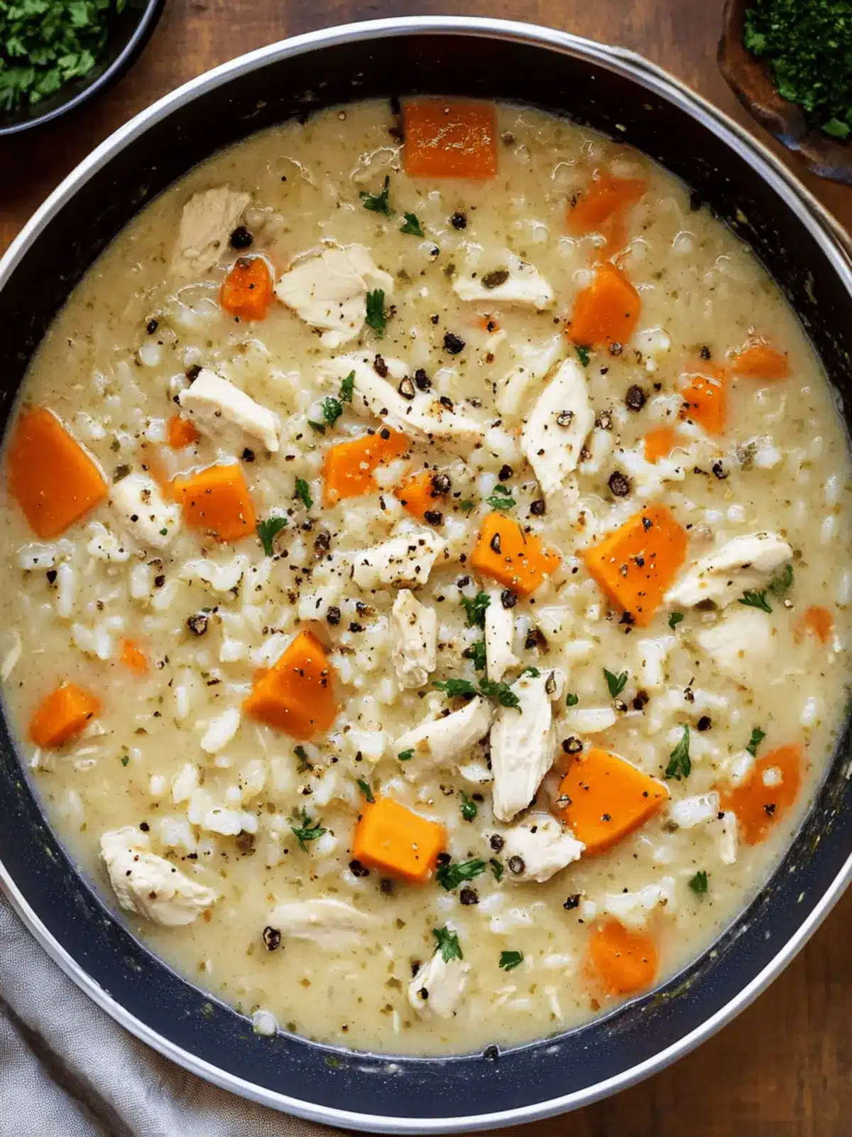Crack Chicken and Rice Soup