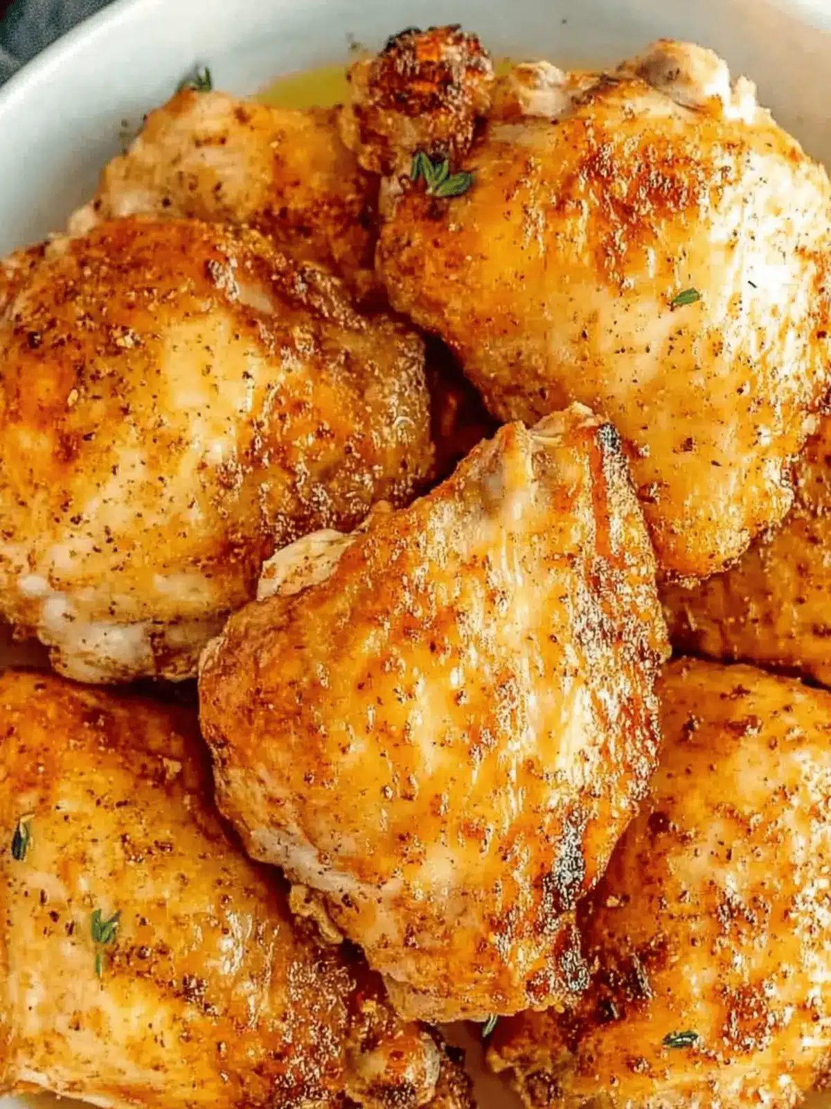 Crispy Southern Baked Chicken Thighs