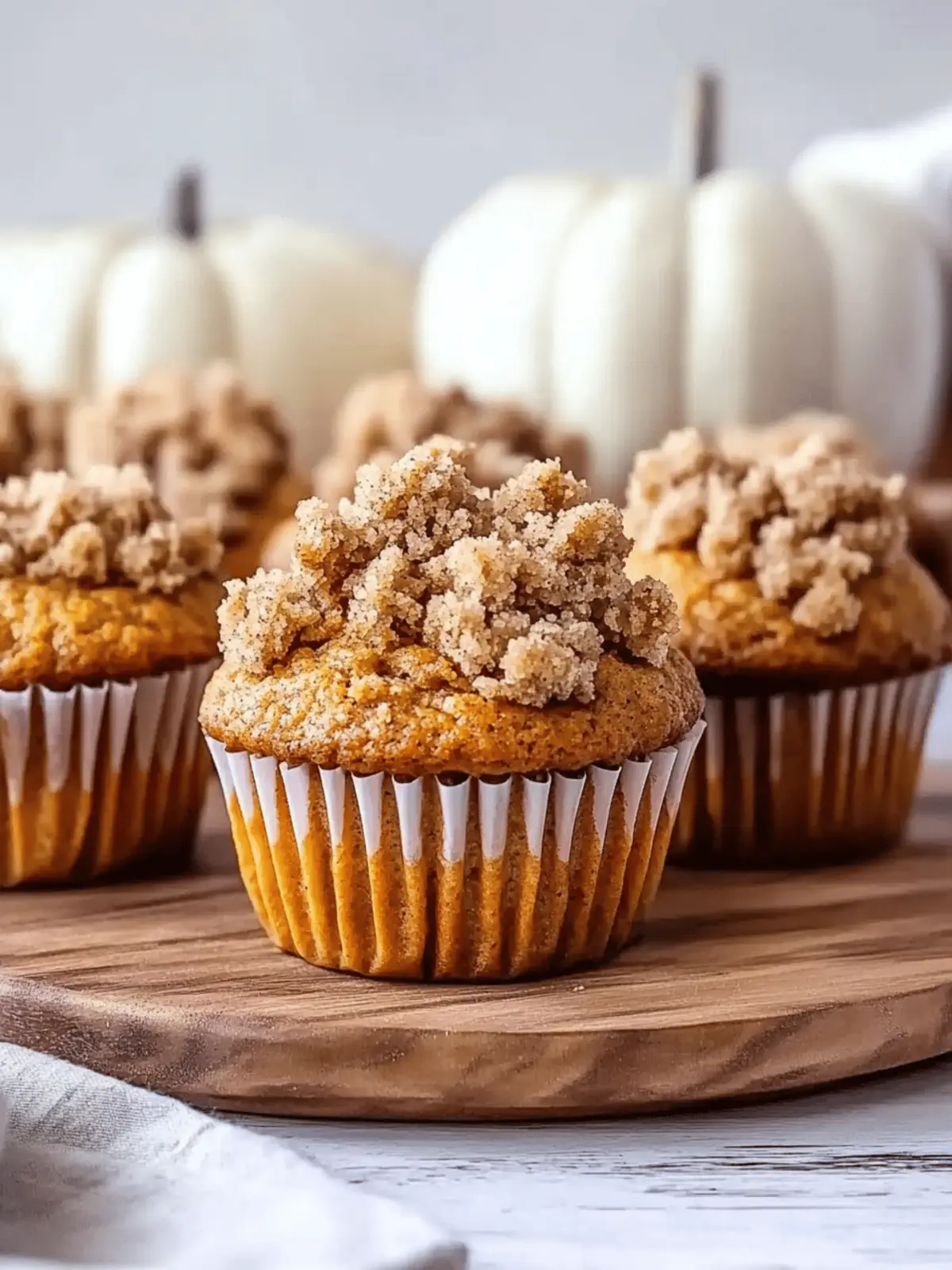 Pumpkin Crumb Muffins