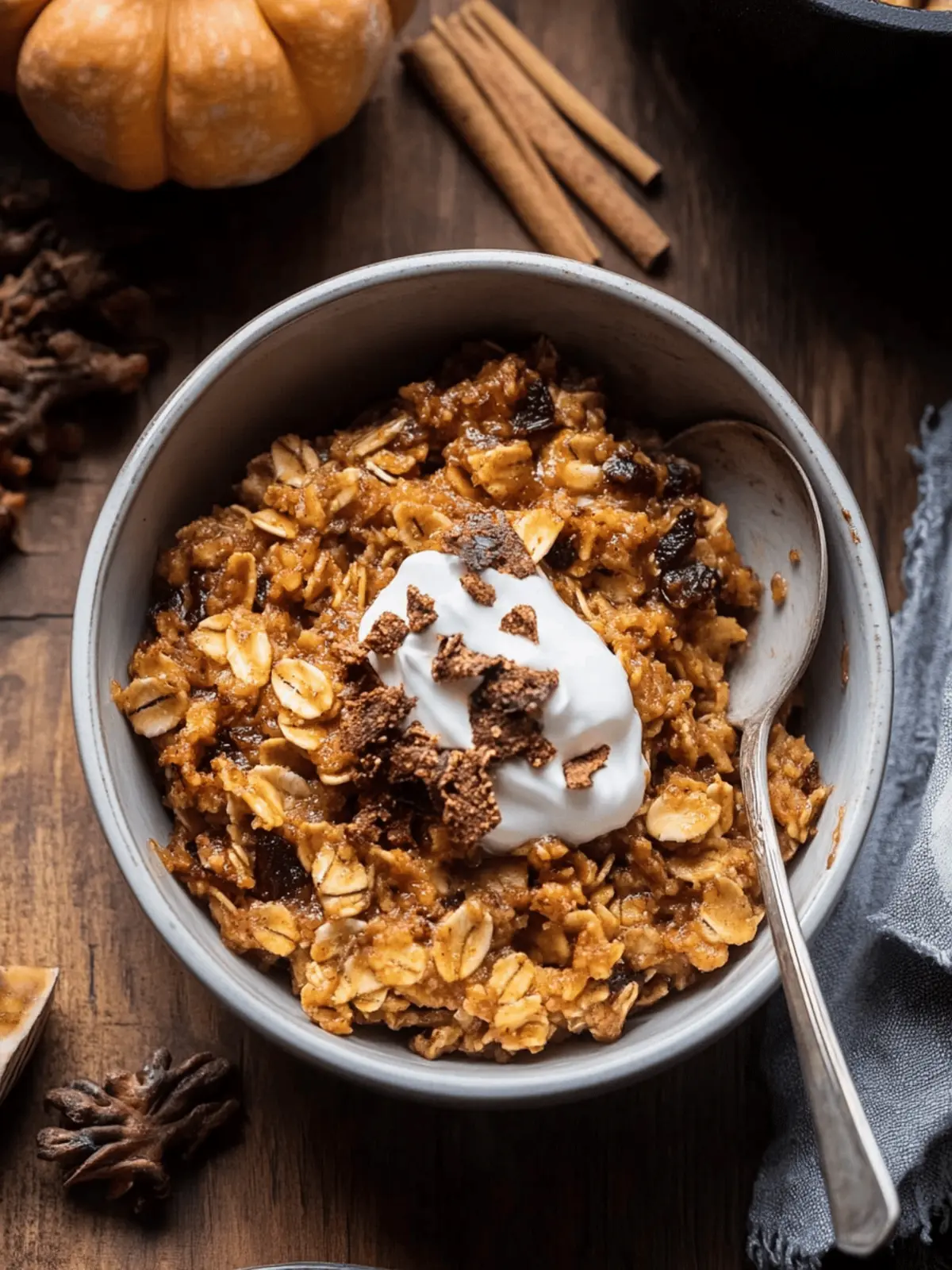 Pumpkin Baked Oatmeal