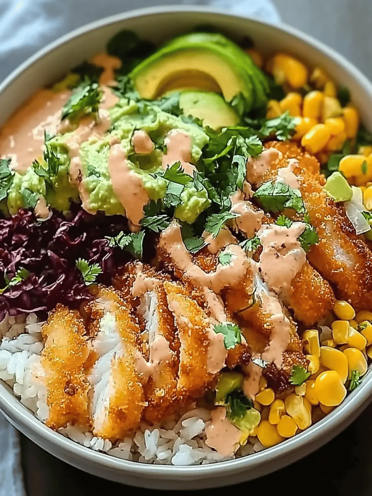 Crispy Fish Taco Bowls