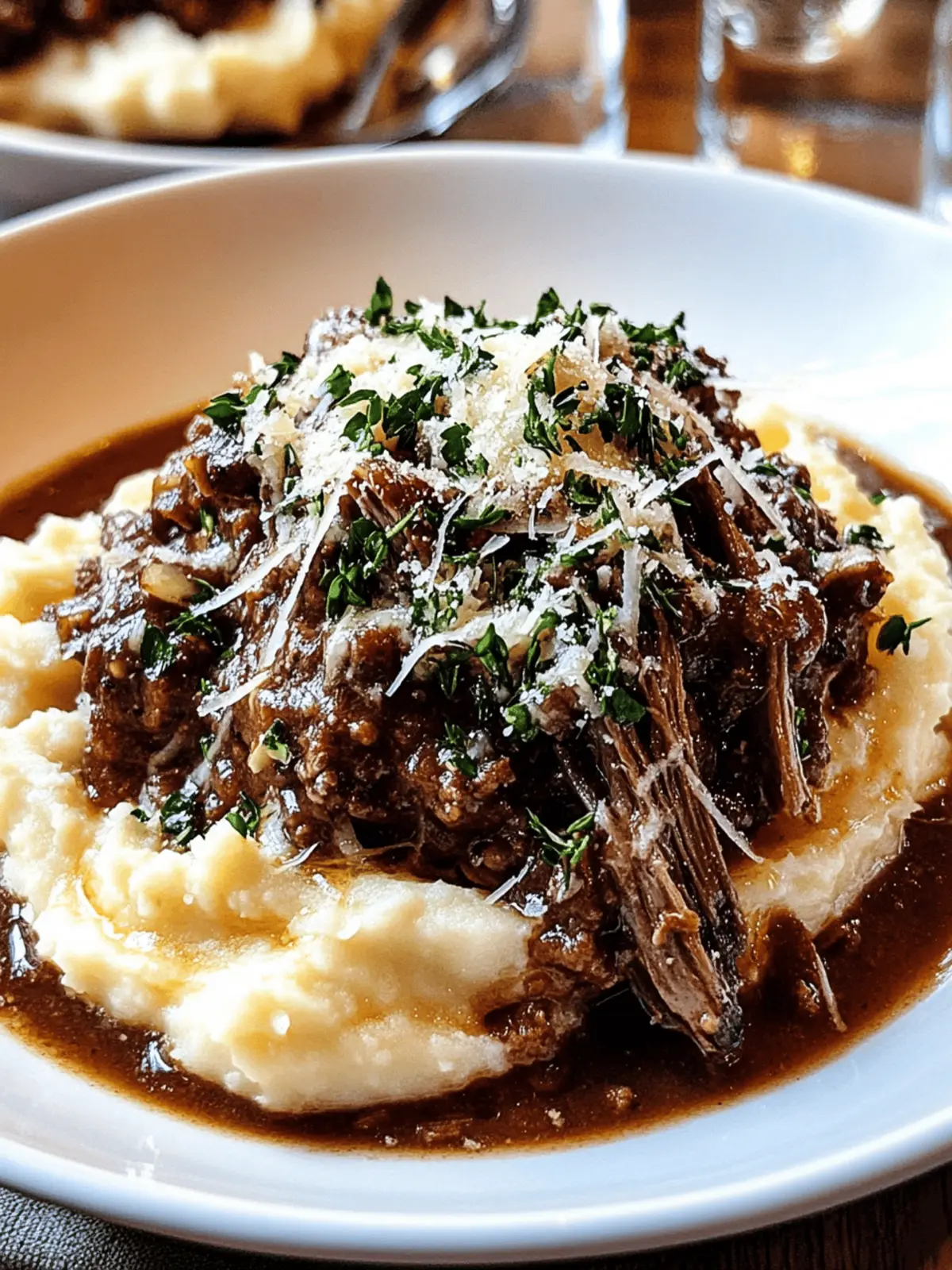 Short Rib Ragu with Parmesan Mashed Potatoes