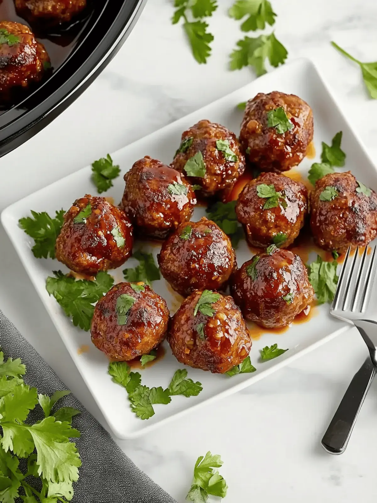 Sweet Chili Meatballs Crockpot