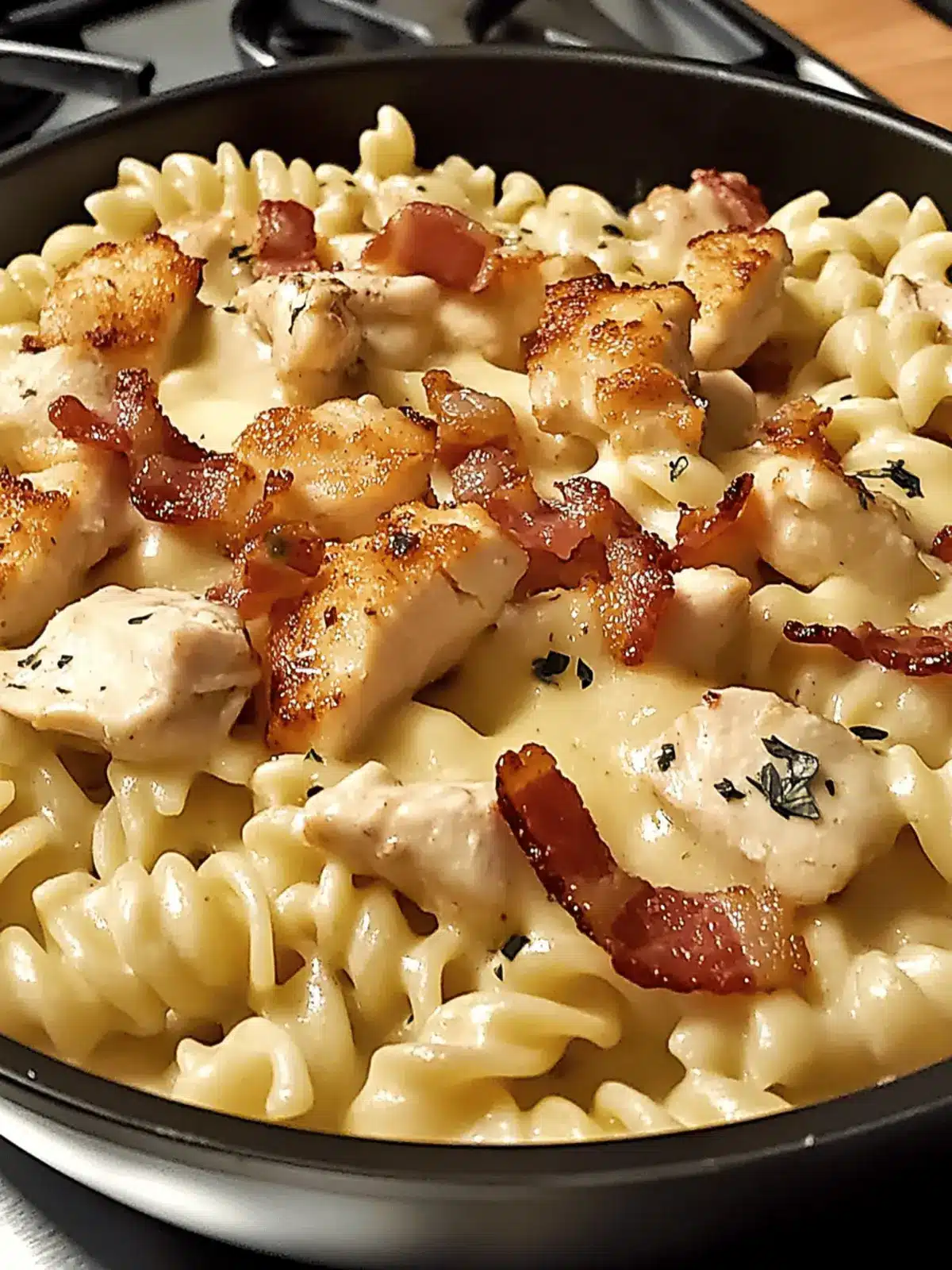 Chicken Bacon Ranch Pasta
