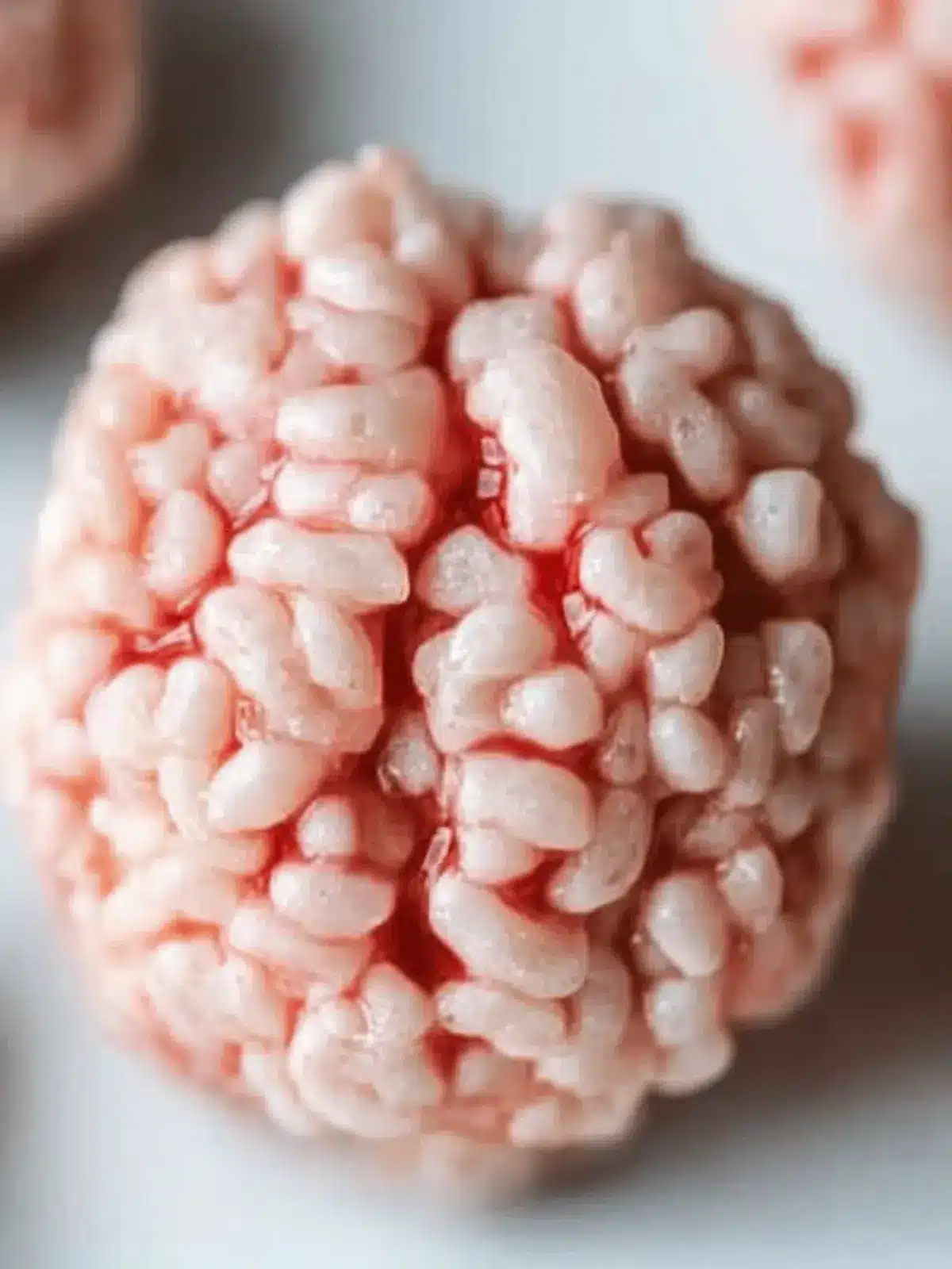 Marshmallow Rice Bubbles Halloween Brains