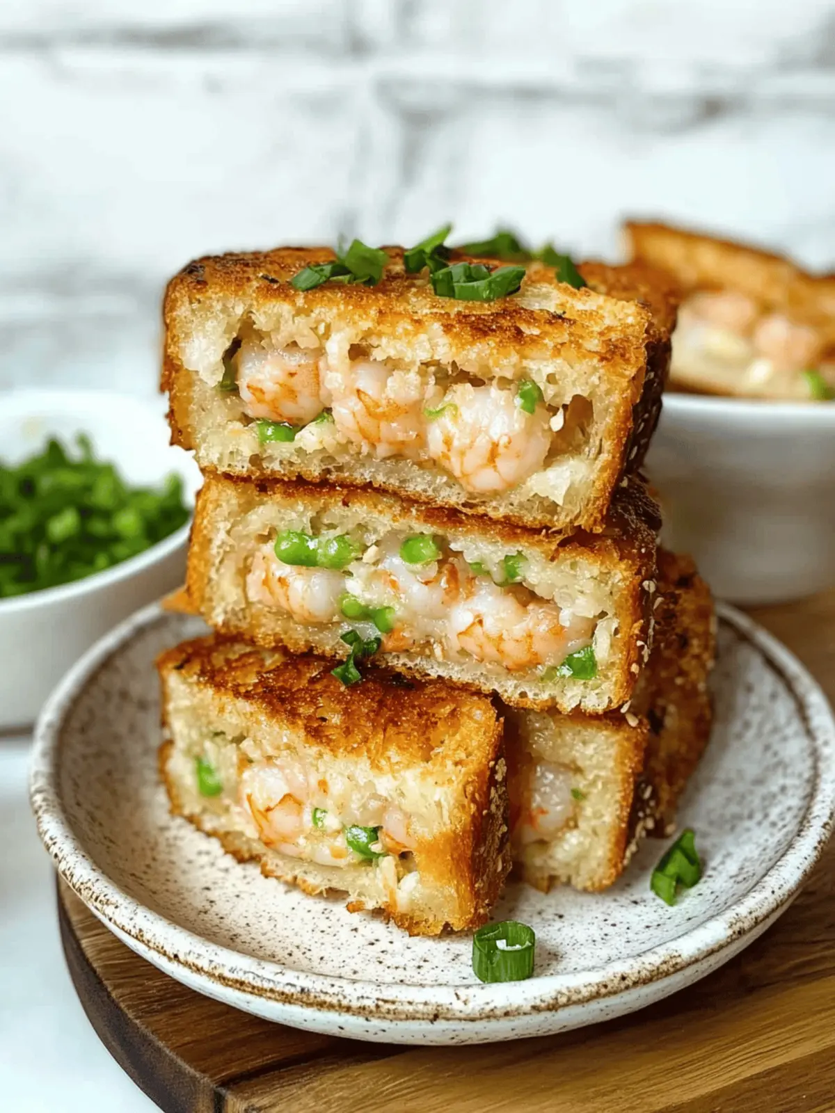 Sesame Shrimp Toast