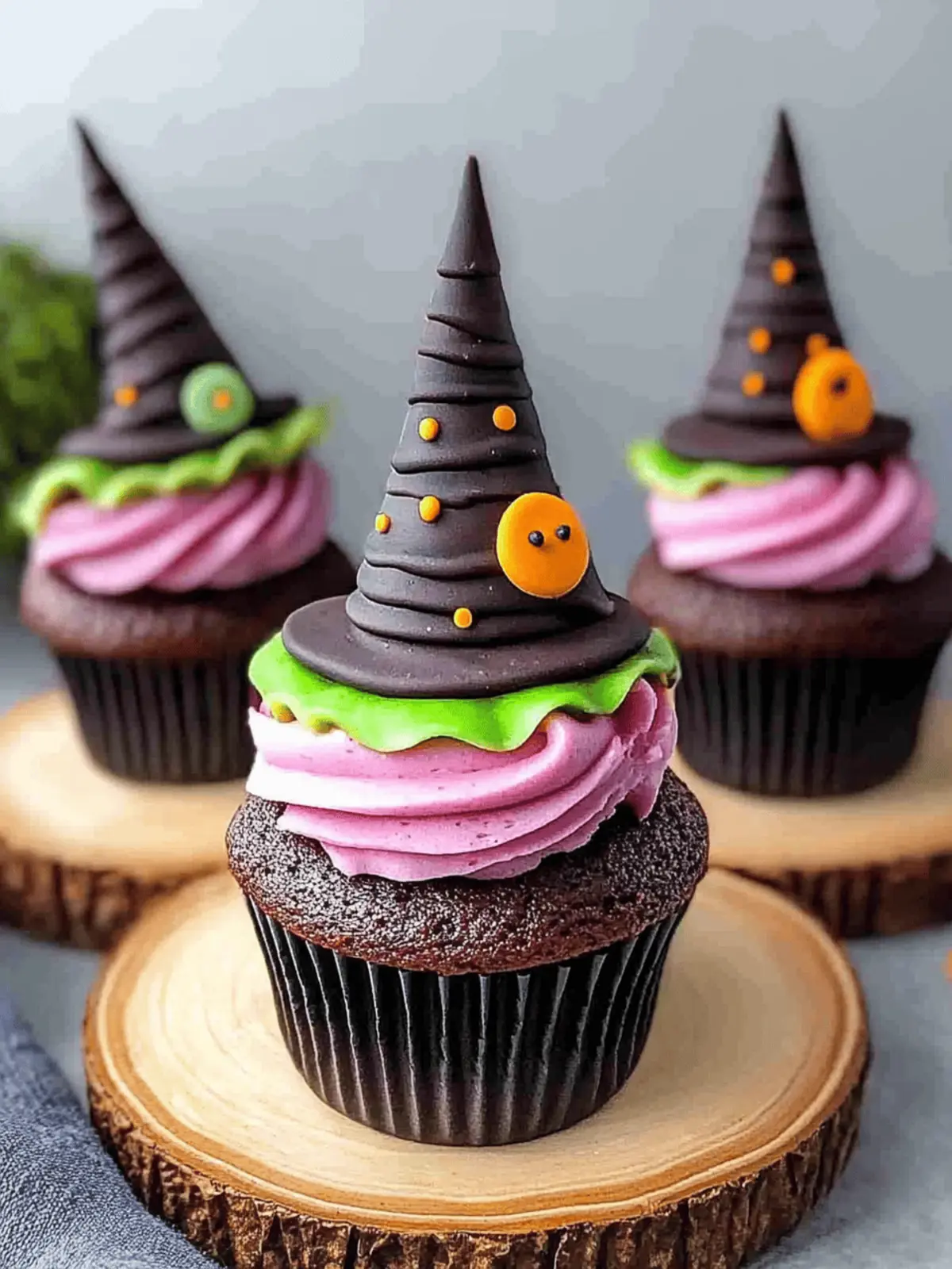 Witch Hat Cupcakes