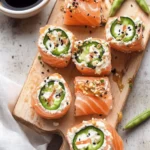 Smoked Salmon & Cream Cheese Roll-Ups