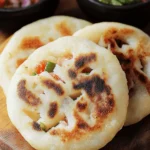Pupusas with Curtido and Salsa Roja