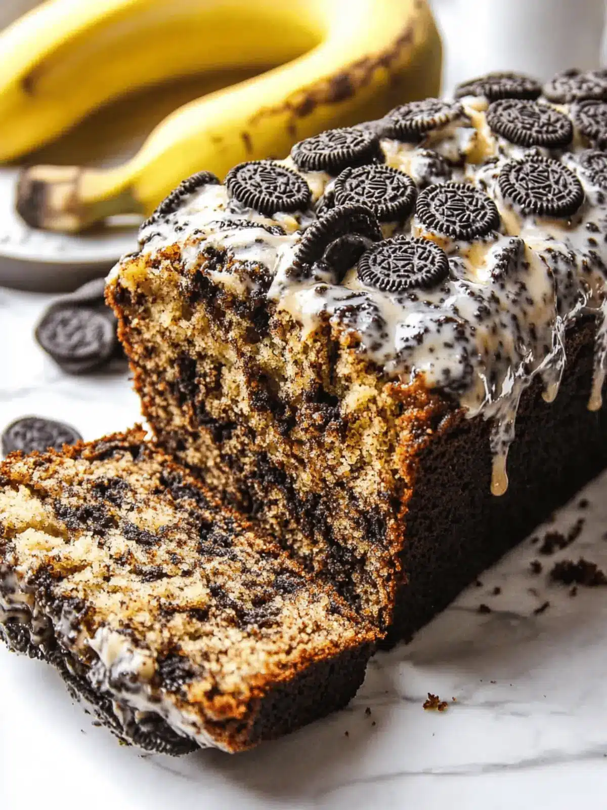 Oreo Banana Bread