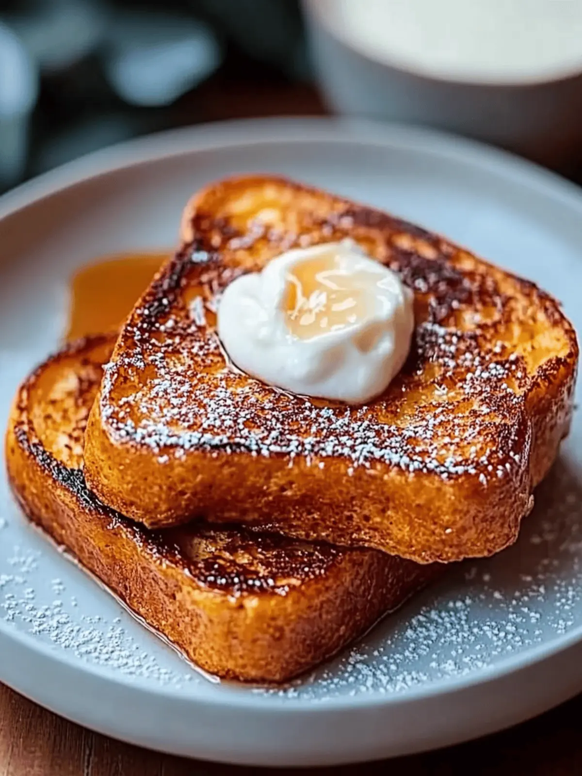 Pumpkin French Toast Breakfast