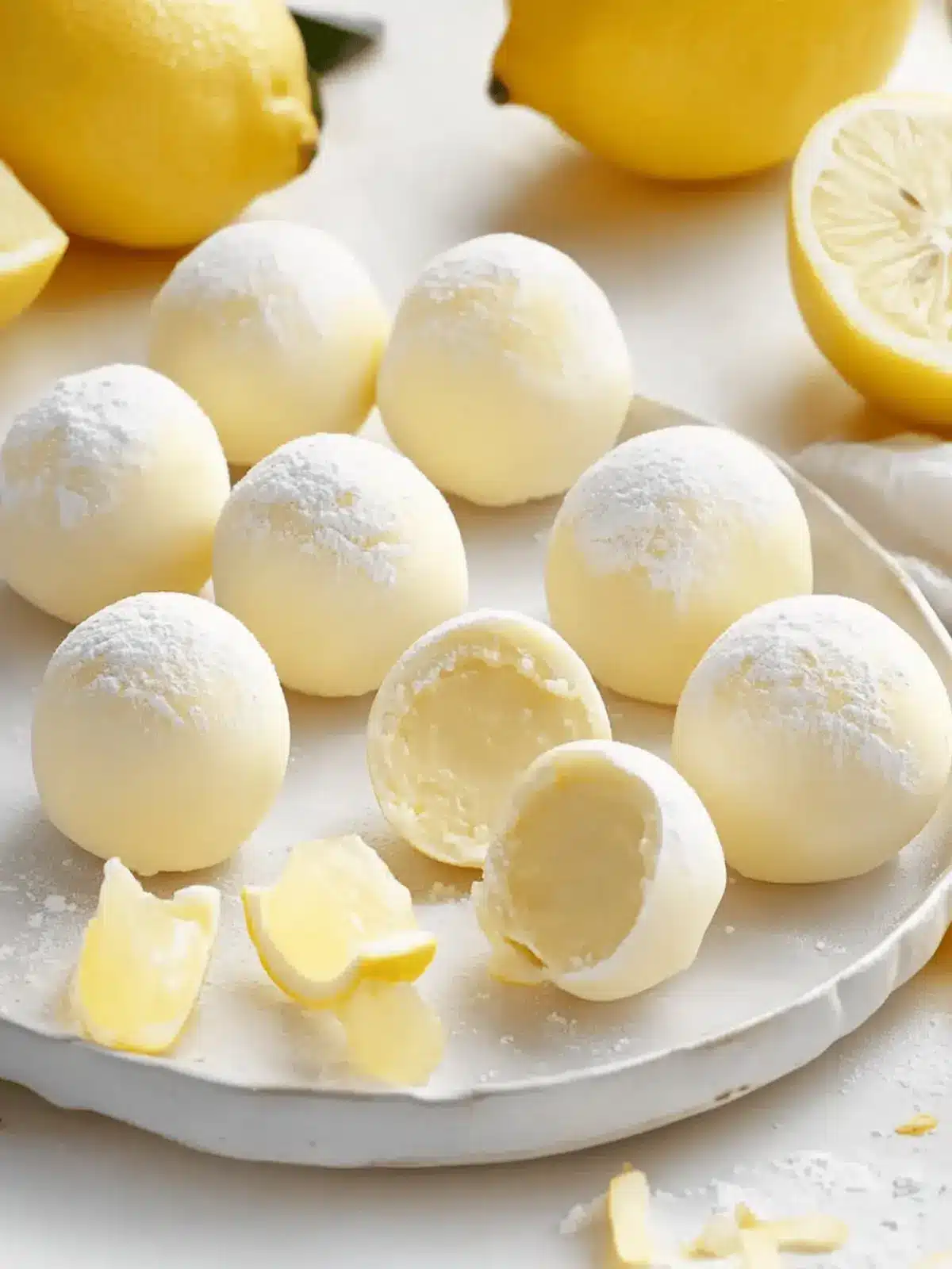 Creamy Lemon Truffles