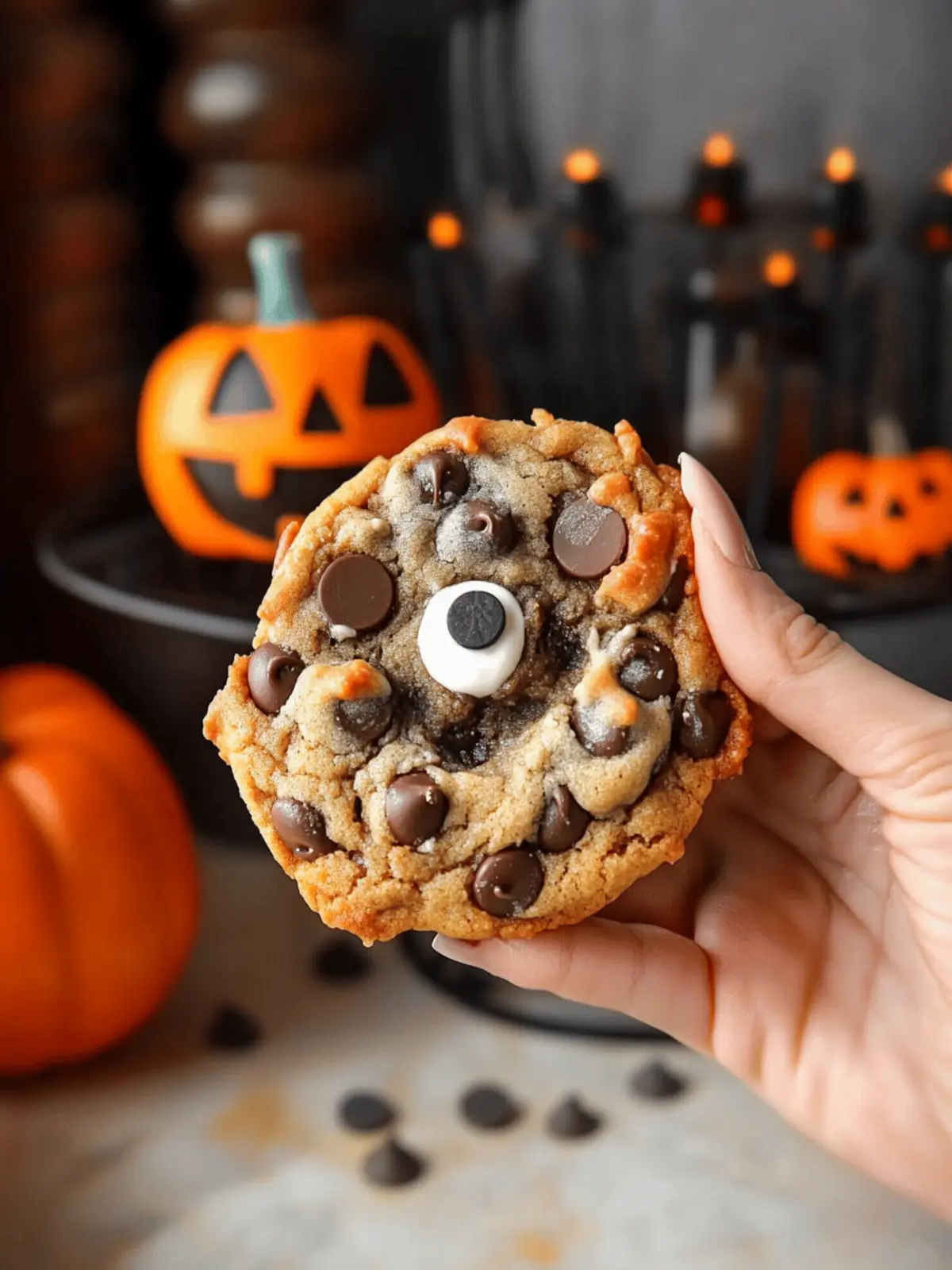 Halloween Chocolate Chip Cookies