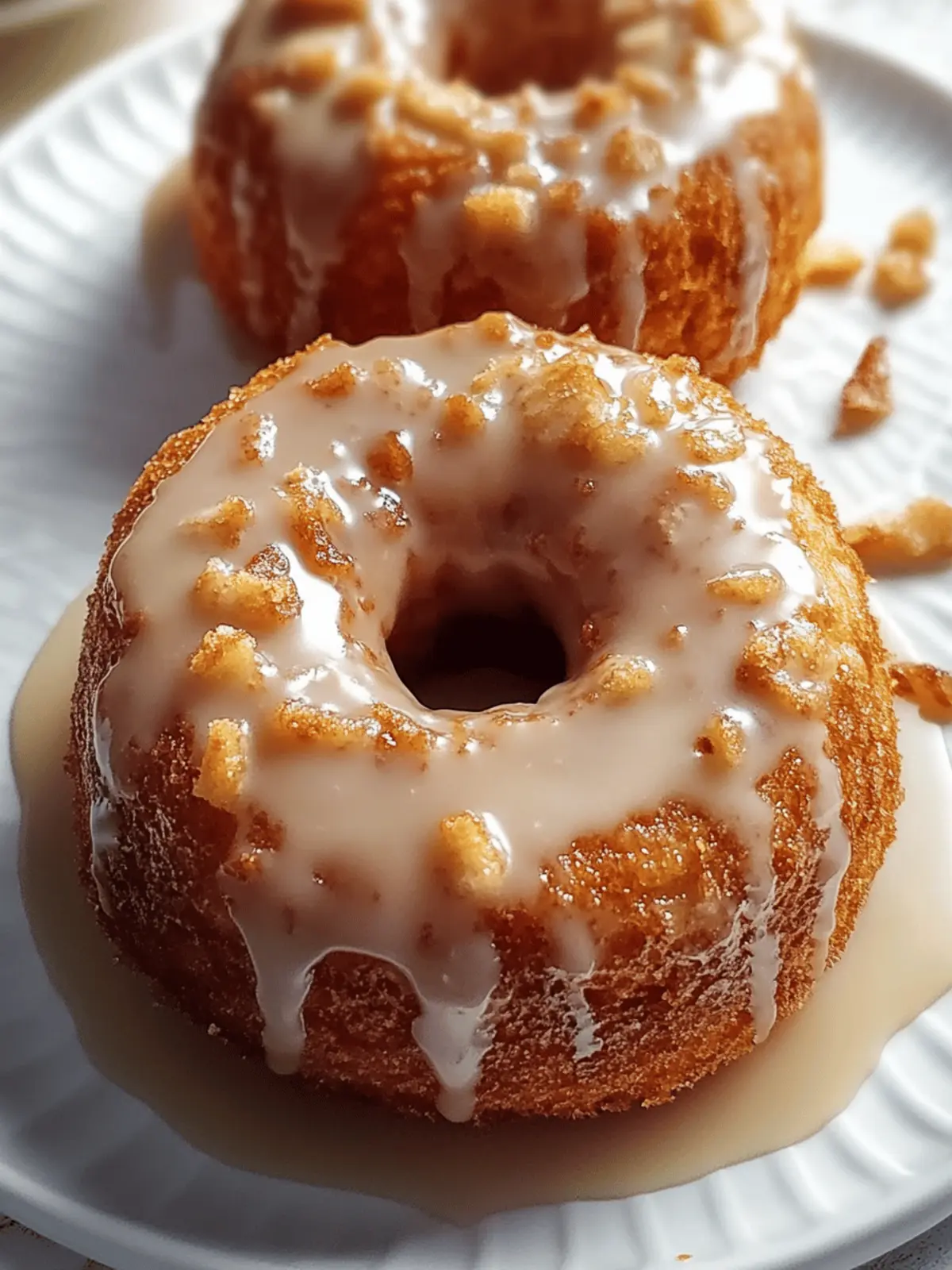 Baked Pumpkin Donuts with Maple Glaze