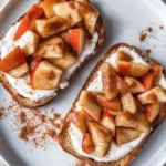Sautéed Cinnamon Apples and Yogurt Toast