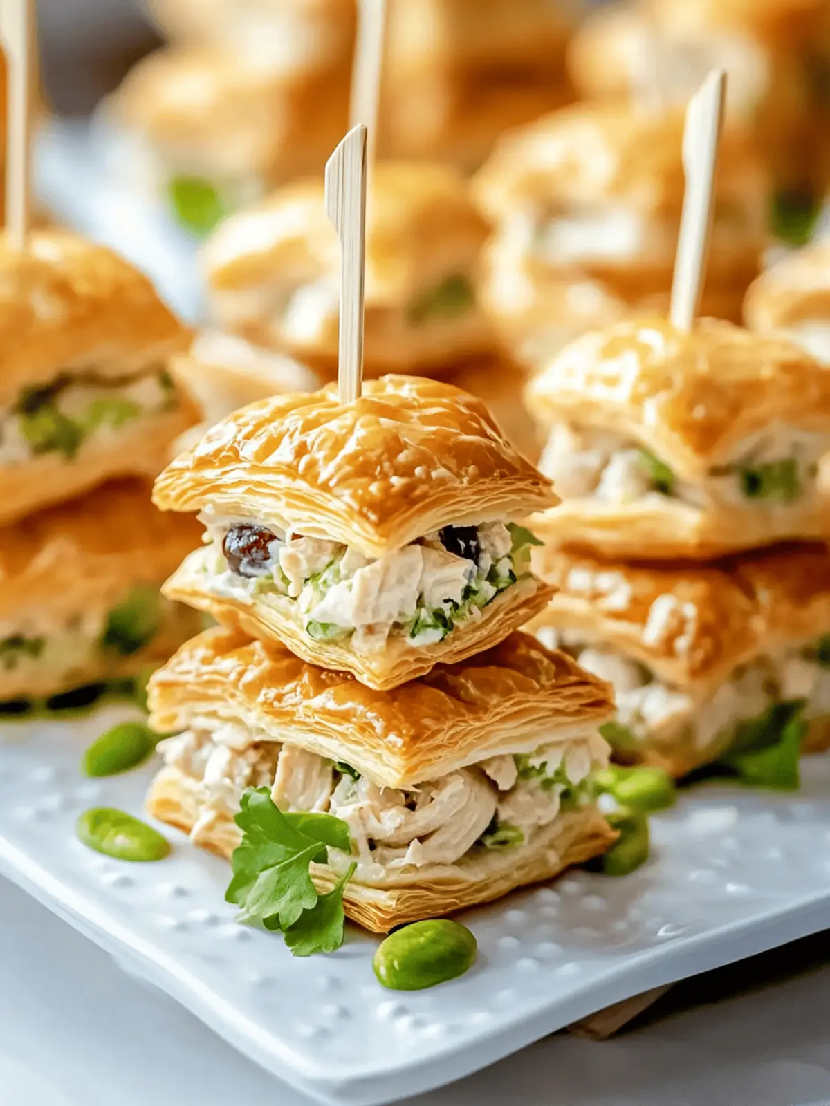 Healthy Chicken Salad Puffs