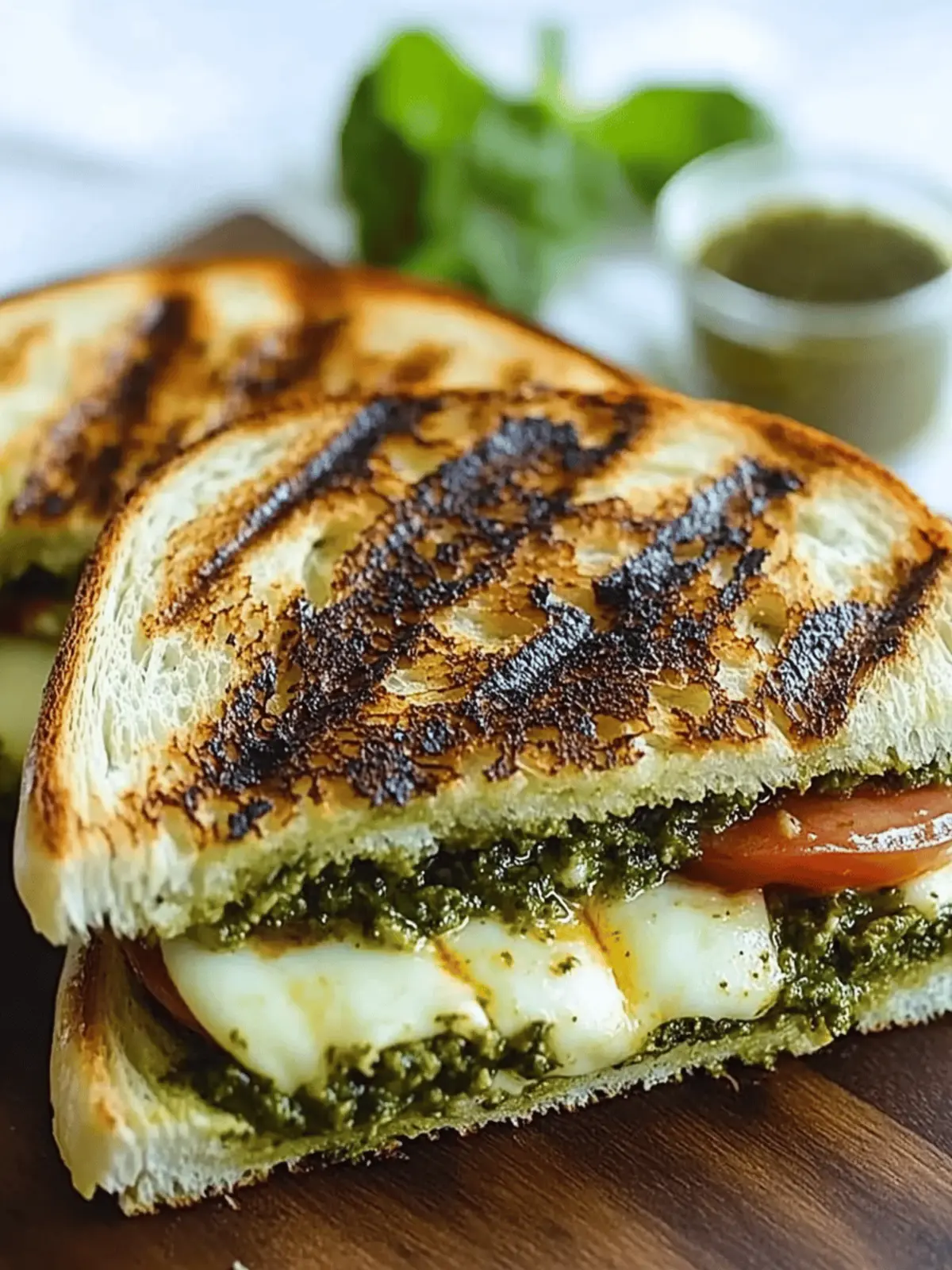 Mozzarella & Pesto Panini
