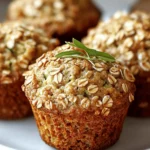Zucchini Oatmeal Muffins