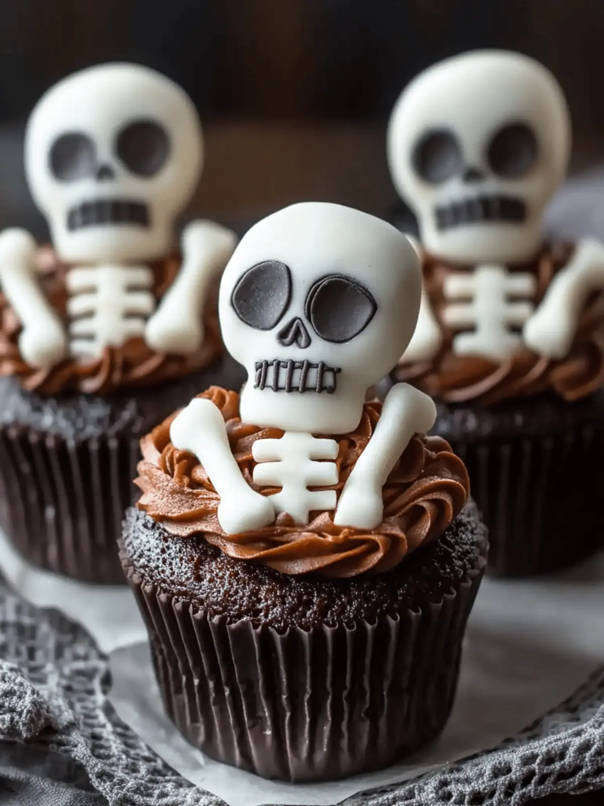 Skeleton Cupcakes