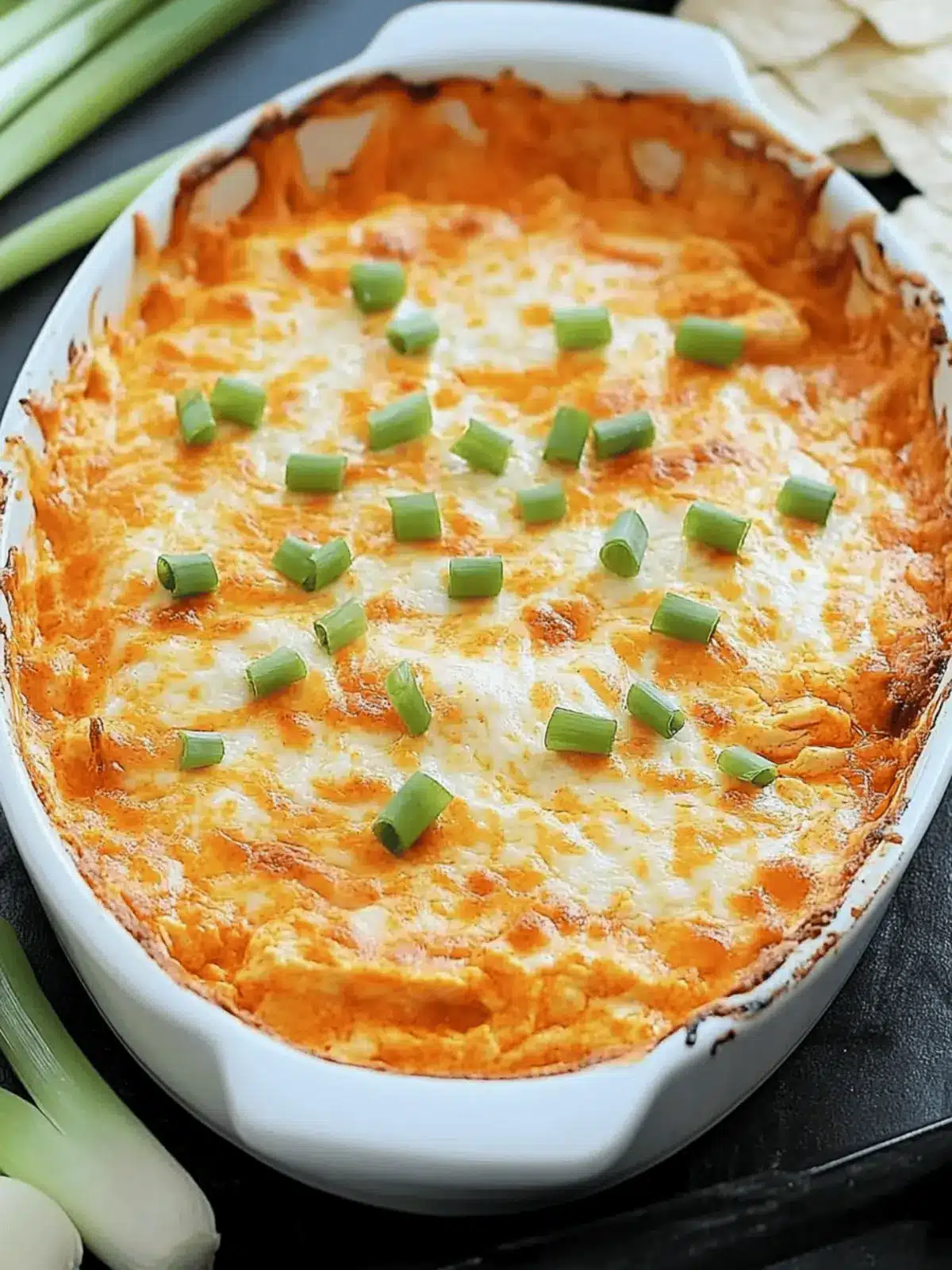 Classic Baked Buffalo Chicken Dip