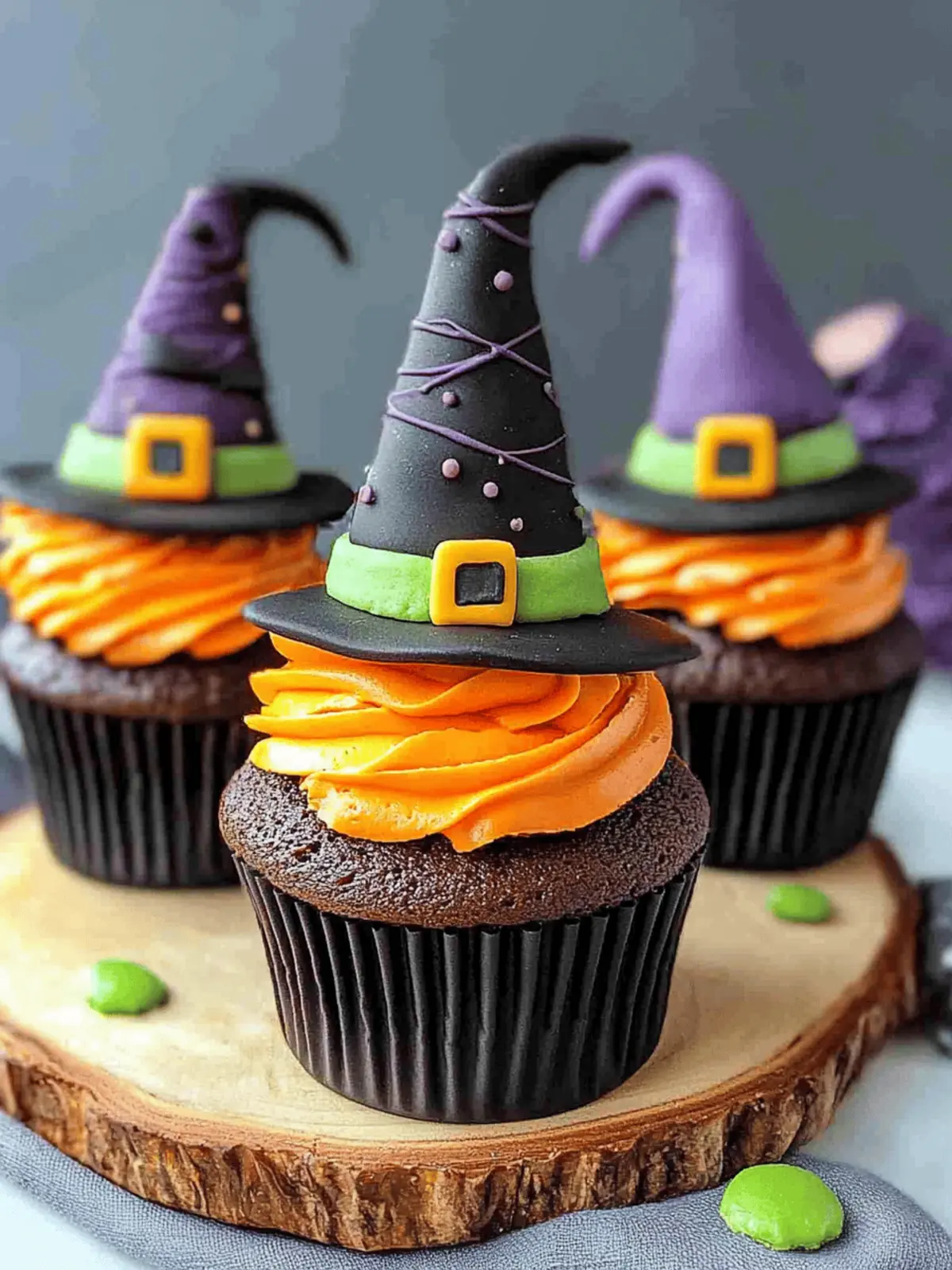 Witch Hat Cupcakes