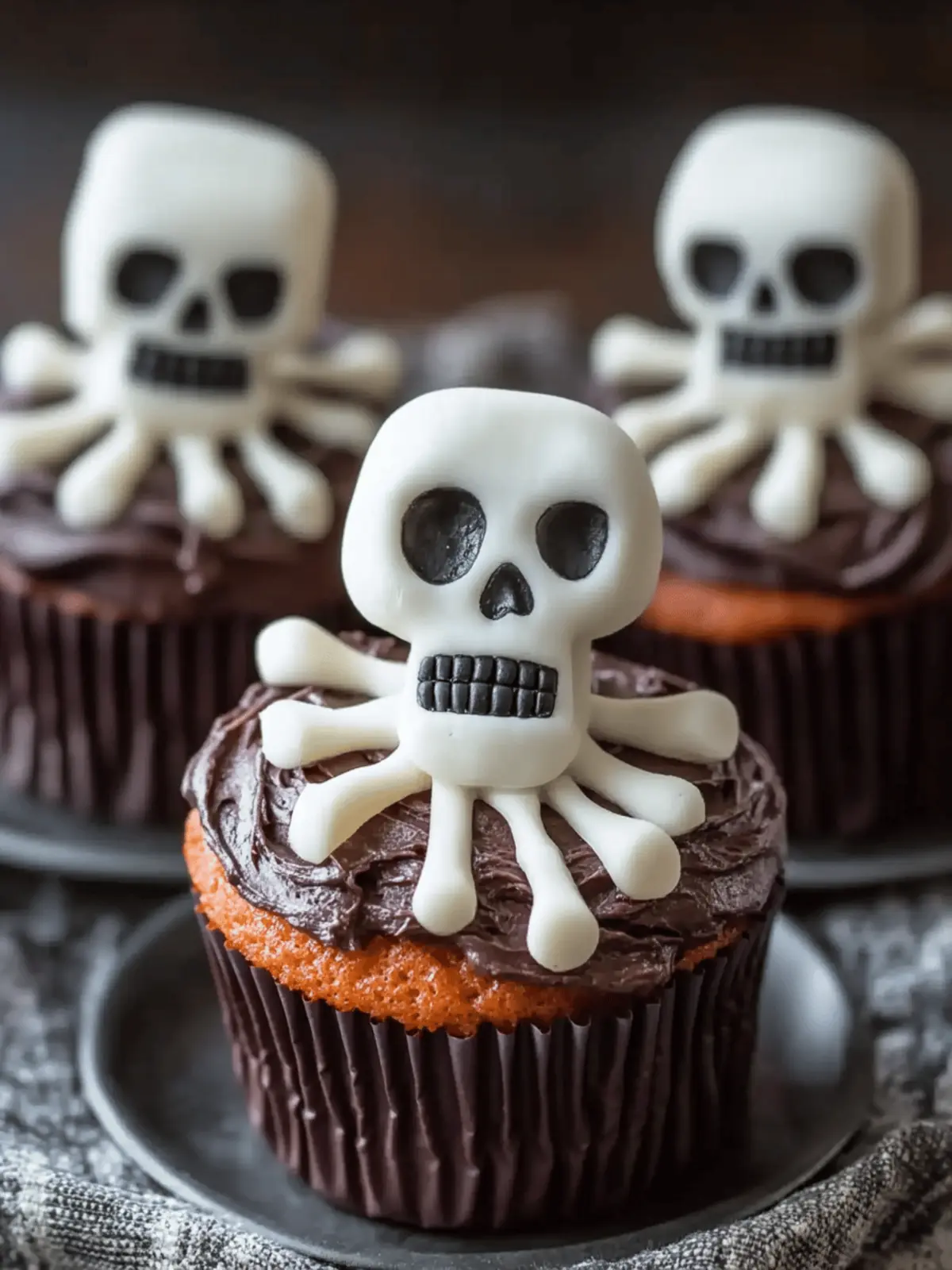 Skeleton Cupcakes