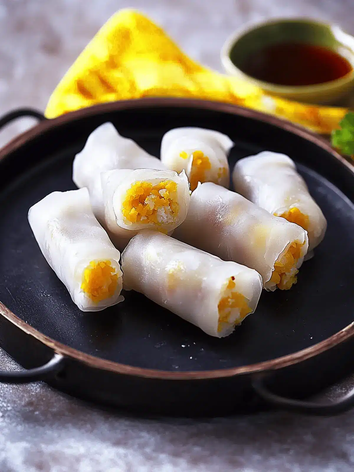 Rice Paper Modak Rolls