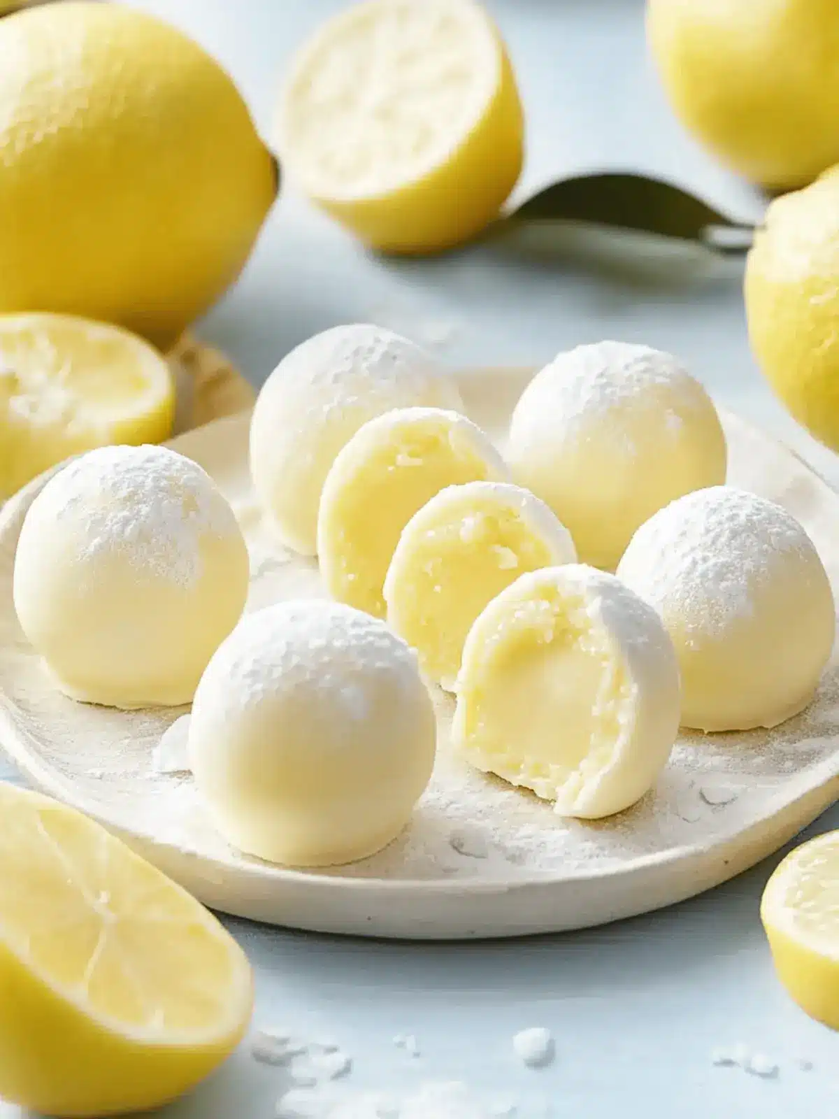 Creamy Lemon Truffles
