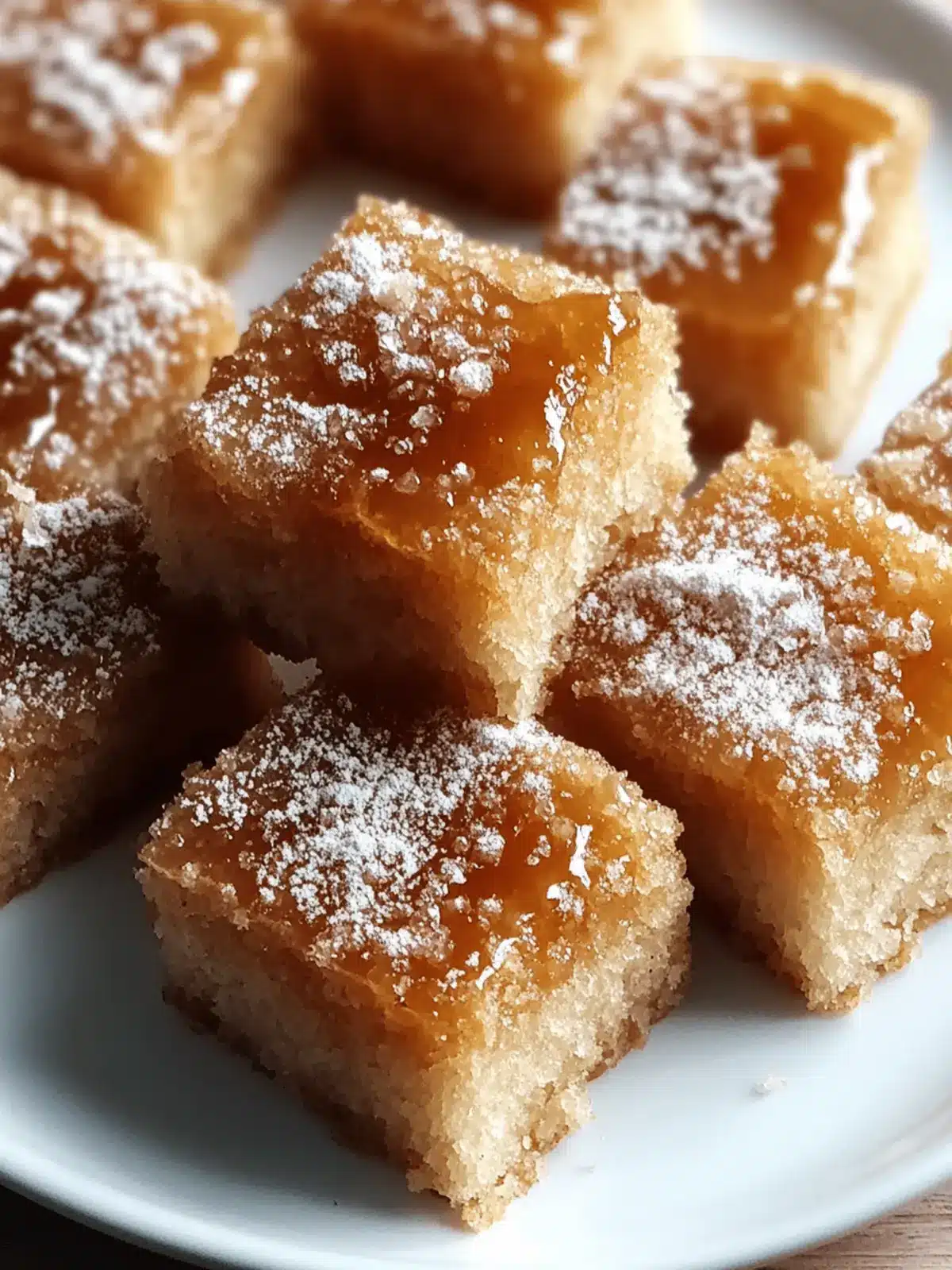 Soft Baked Maple Donut Bars