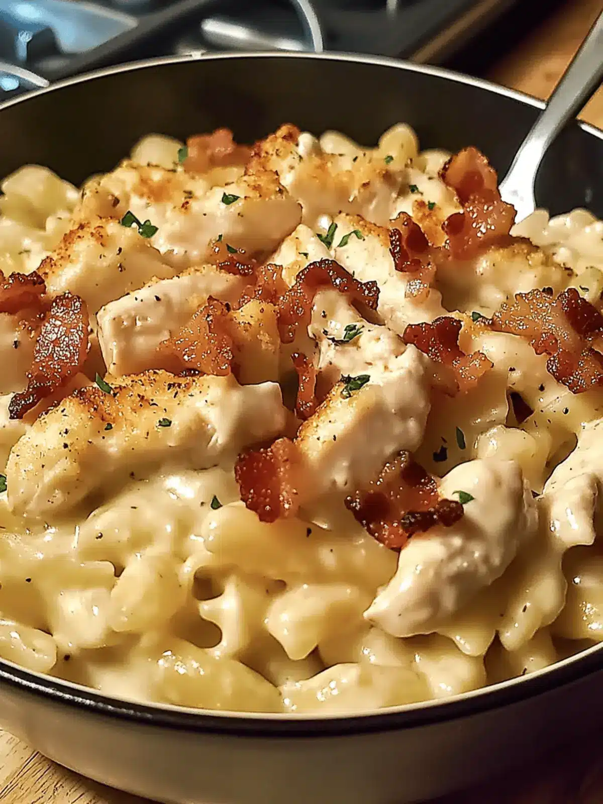 Chicken Bacon Ranch Pasta