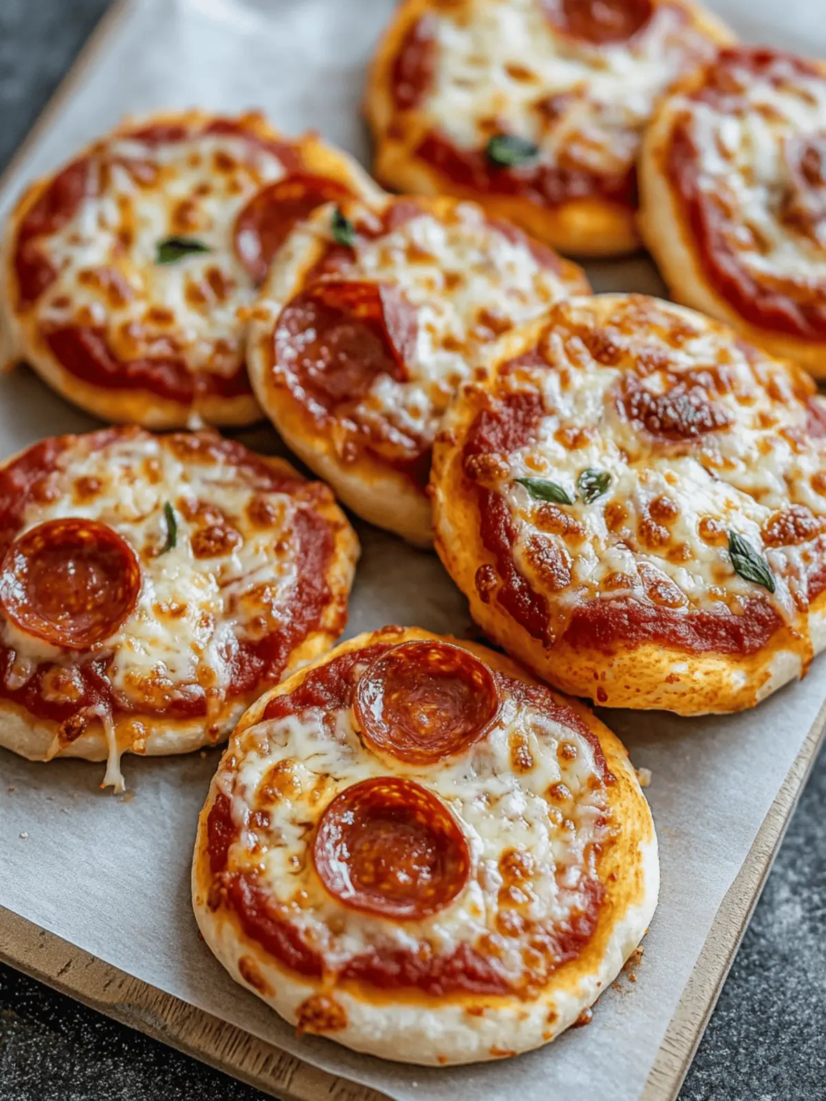 Mini Lunchbox Pizzas