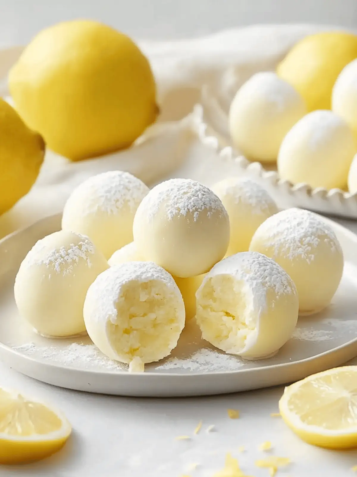 Creamy Lemon Truffles