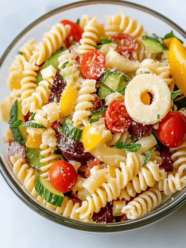 Tasty Cold Pasta Salad