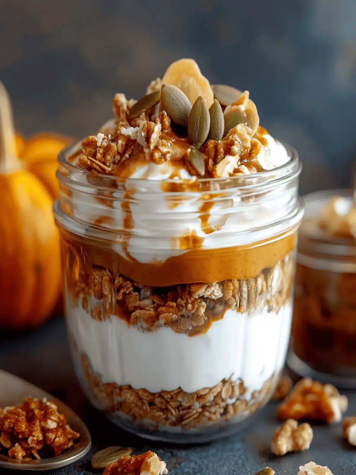 Pumpkin Spice Yogurt Parfait