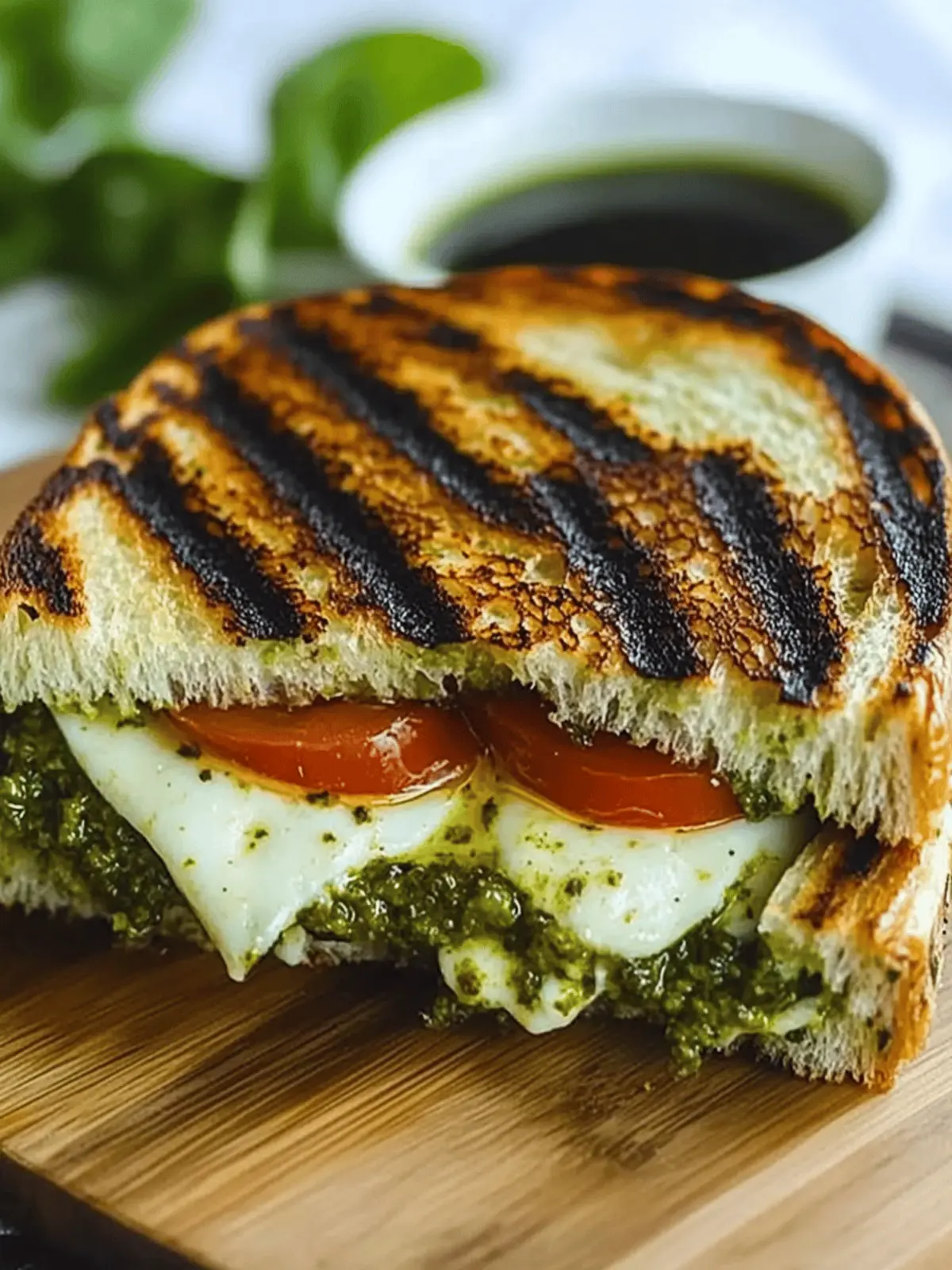 Mozzarella & Pesto Panini